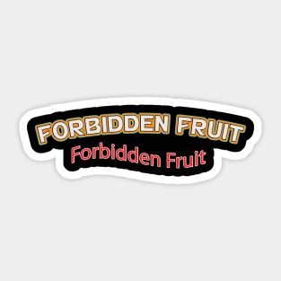 Forbidden Fruit (Nina Simone) Sticker